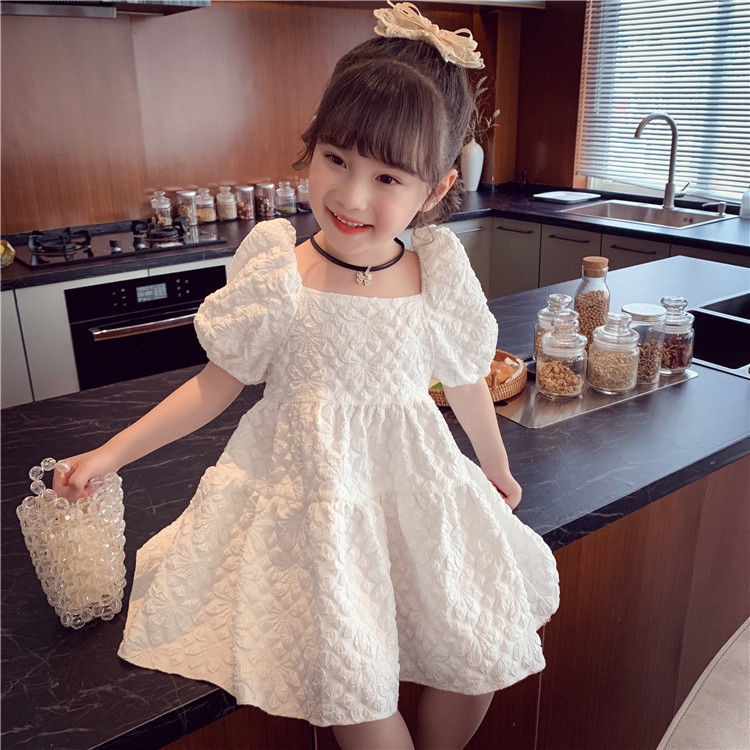 White summer deals dress kids