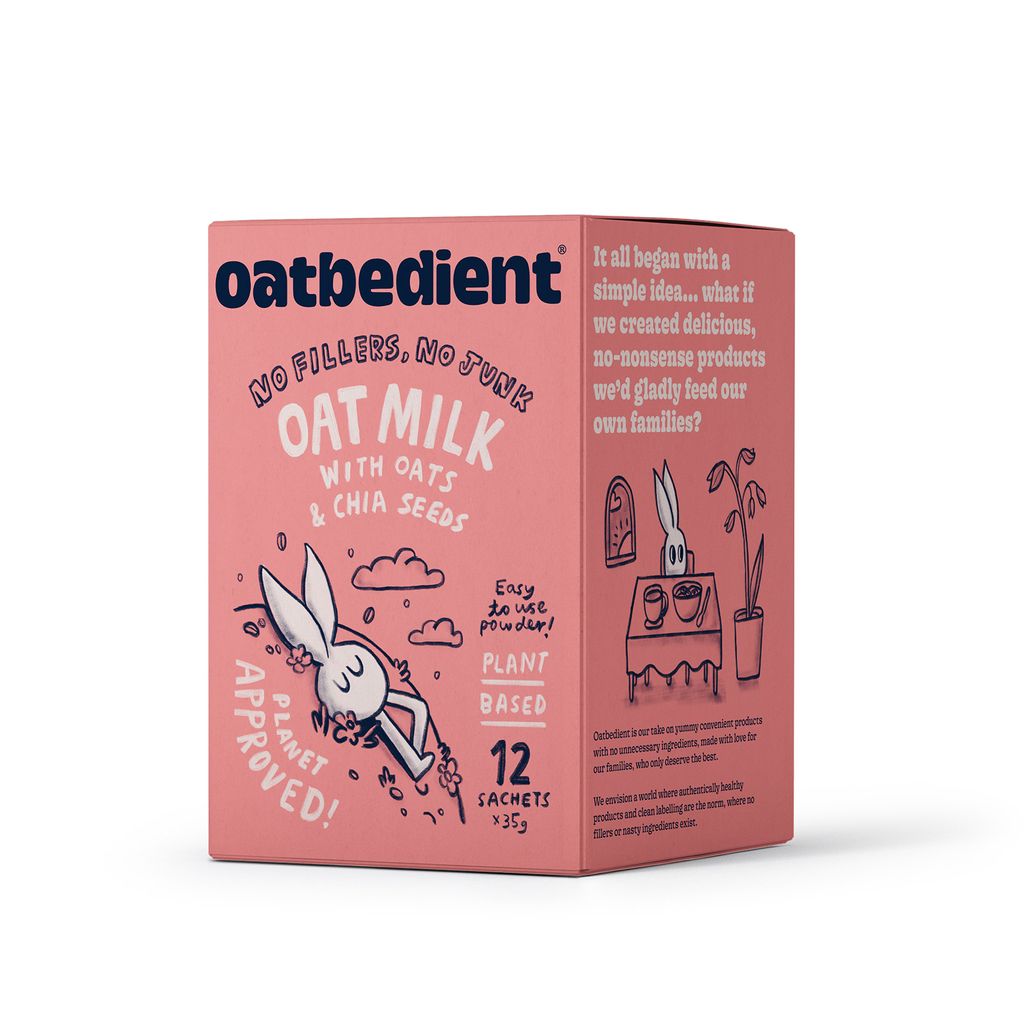 Oatbedient_Oat Milk with Oats & Chia Seeds 35g x 12s Shopee Singapore