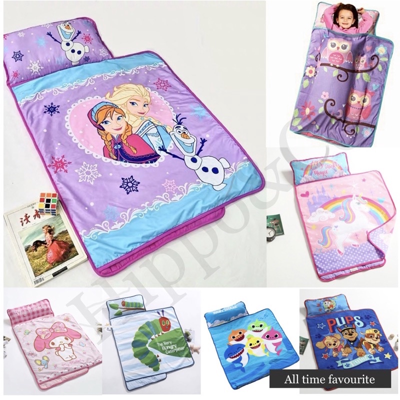 Kids sleeping Bag INSTOCK FREE DELIVERY Children s Sleeping Bag Child care staycation nursery FROZEN Shopee Singapore