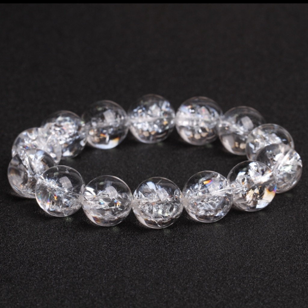 White hot sale crystal bracelet