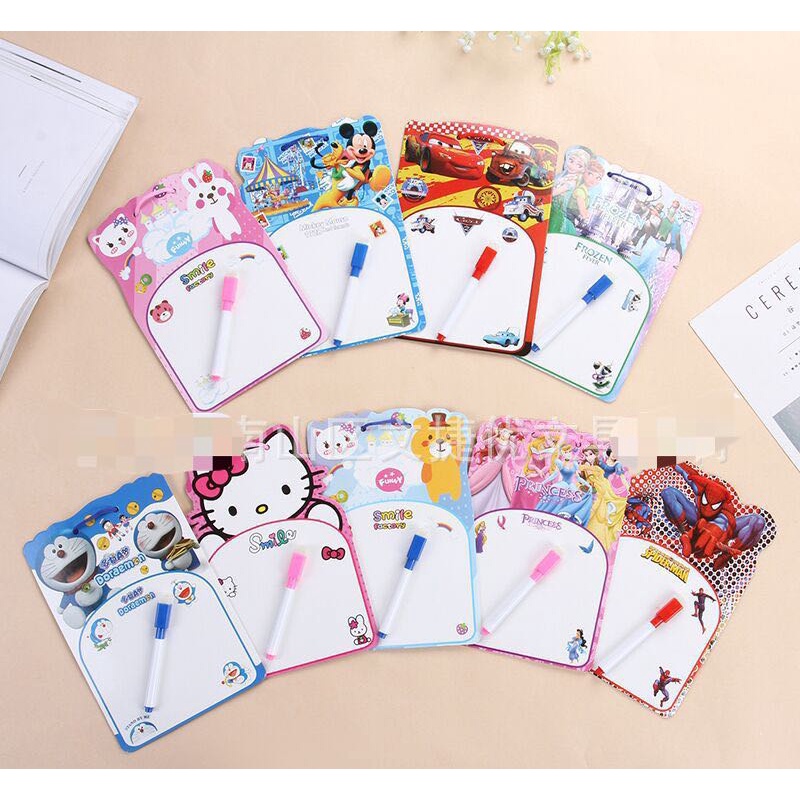 Children Goodie bag Cartoon whiteboard with timetable Birthday Gift