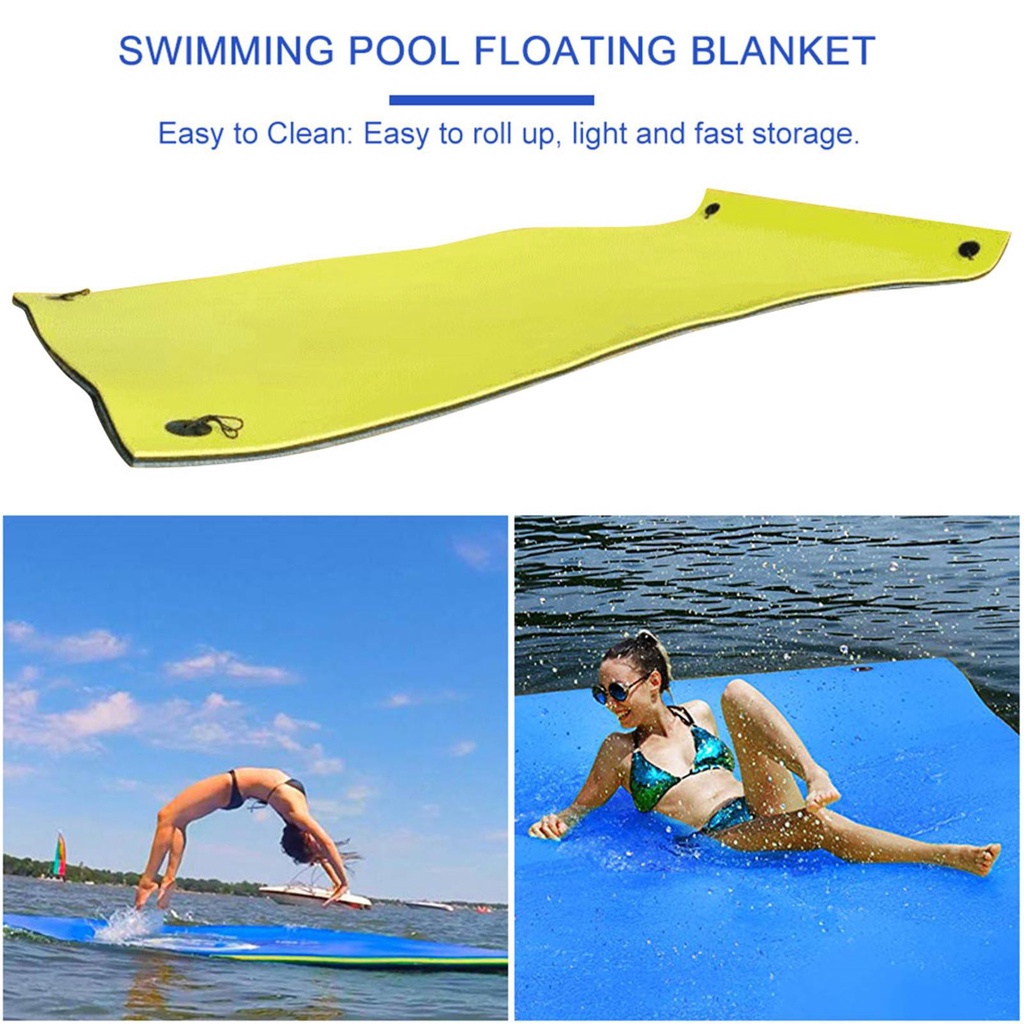 cinglen.sg+Floating Water Pad Tear-Resistant Cosy XPE Foam Floating Mat for Beach  Ocean Lake Relaxing