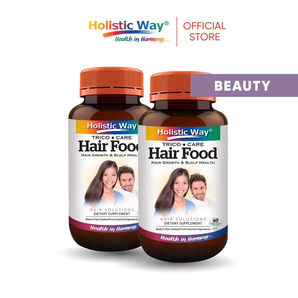 [Bundle of 2] Holistic Way Hair Food — Hair Growth & Scalp Health (2 x 60 Vegetarian Capsules)