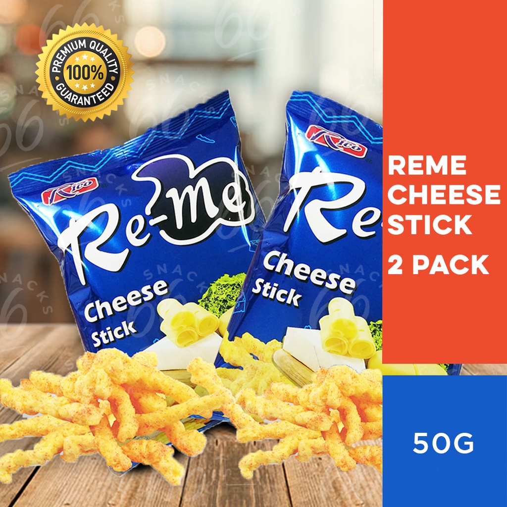 Reme Cheese Stick Snacks 2 Packs ( 50g per pack ) twisties cheese snack