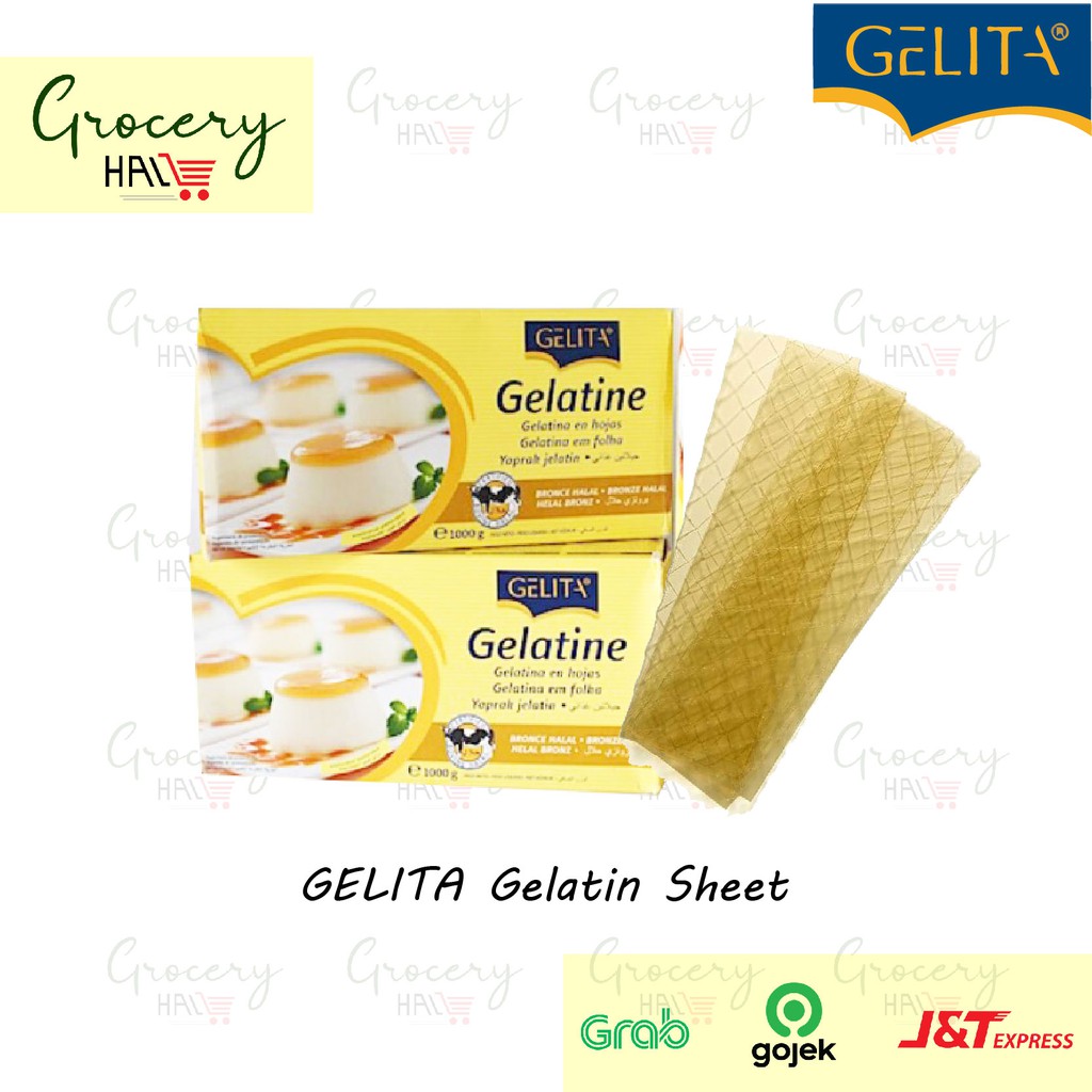 Gelita GELATIN SHEET (HALAL GELATINE SHEET) Shopee Singapore