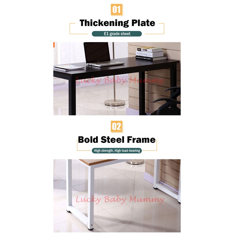 Steel Wood Computer Tables/study table with various size and color ...