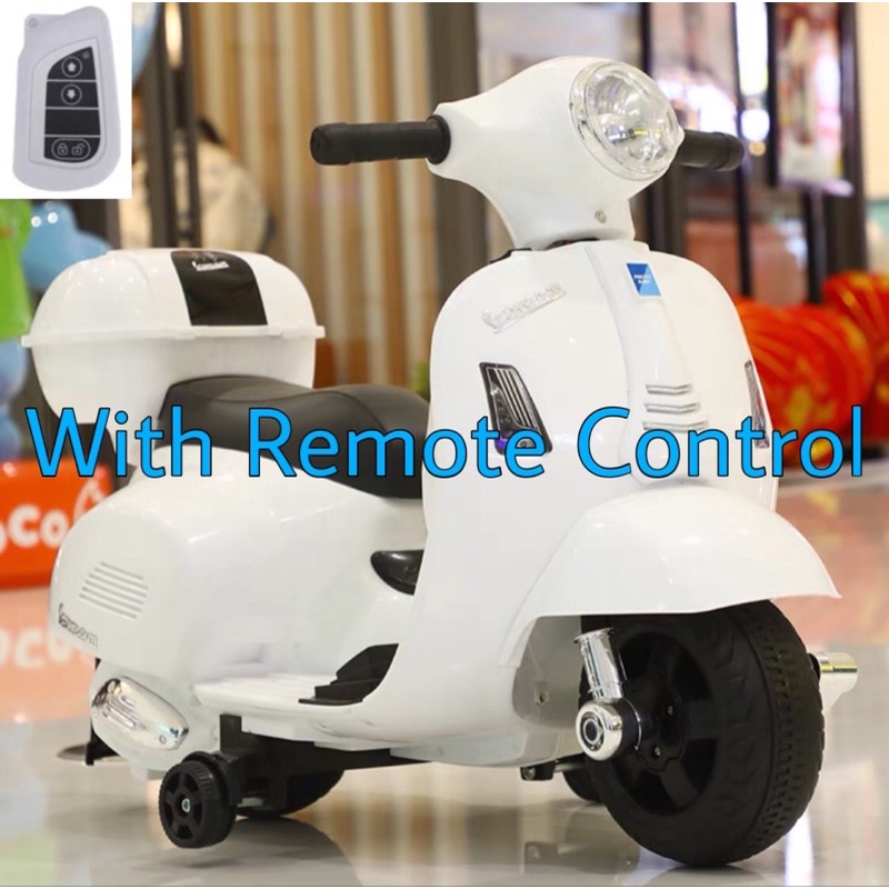 Vespa Mini Kids Scooter Remote Control Kids Electric Scooter Kids Vespa Bike Self Ride Ride On Kid Scooter Birthday Gift