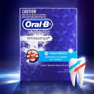 Oral B 3D White Strips Whitening Treatments Dental Care Teeth Whitening ...