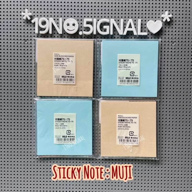 MUJI Notebook Checklist note + Sticky + Memo Book | Shopee Singapore