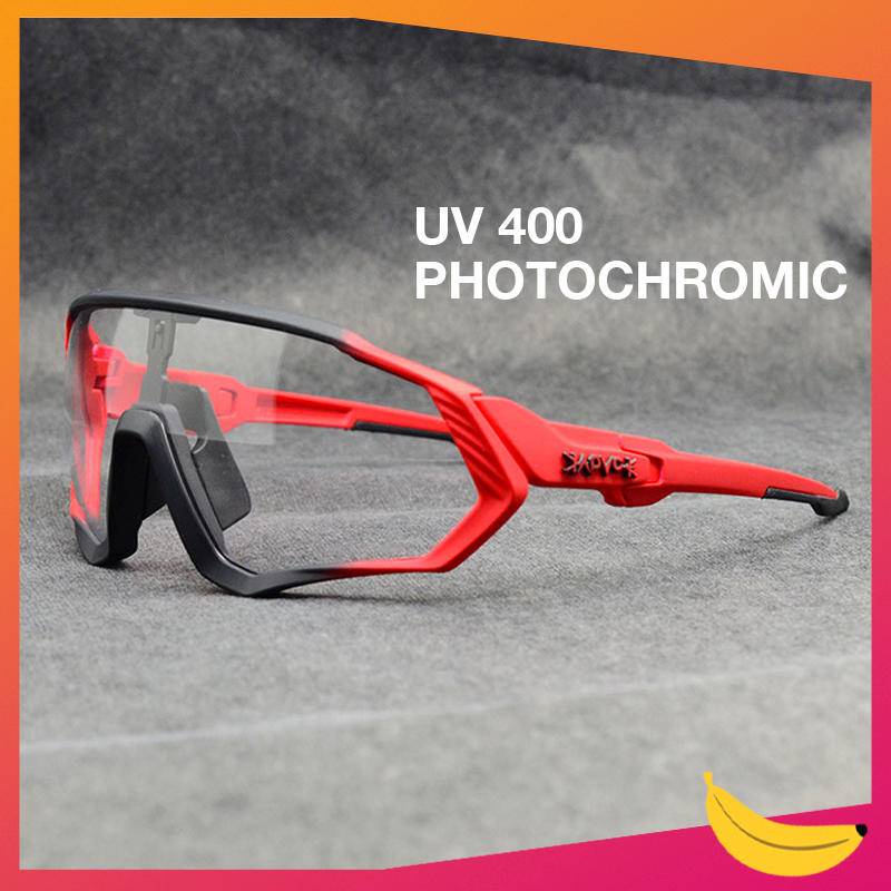thumbnail image 2 of ROCKBROS Smart Photochromic Cycling Glasses For Men Women Polarized Sunglasses UV 2 of 14