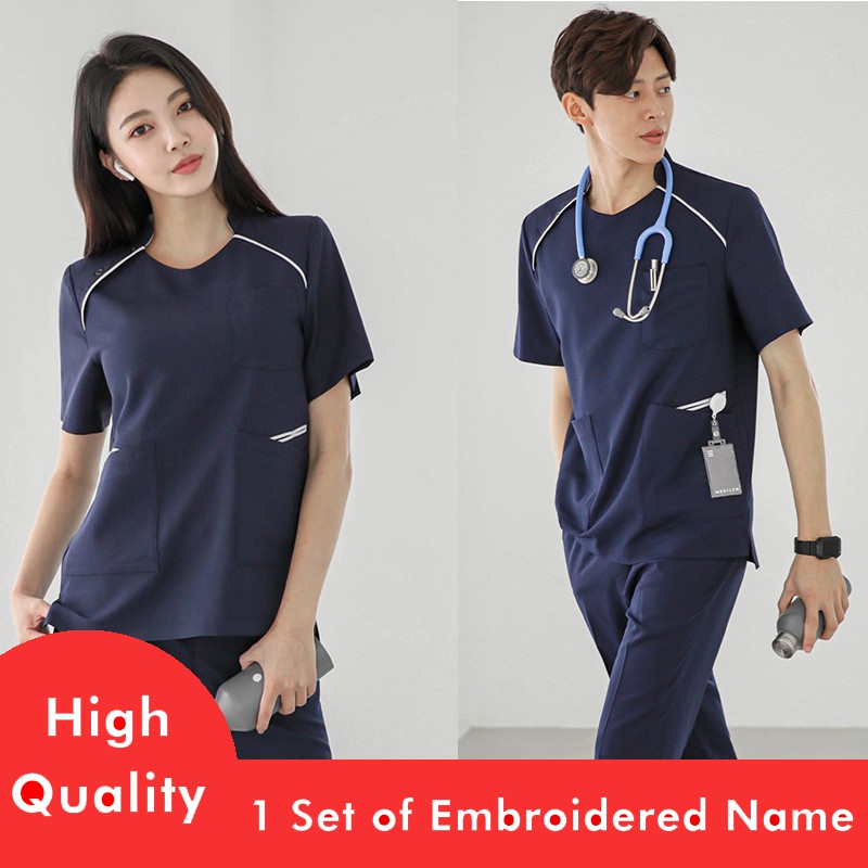 High Quality Medical Scrubs Suit For Manandwomen Clinic Hospital Pharmacy Scrub Uniform Doctor