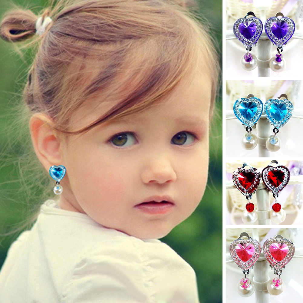 Childrens clip 2025 on earrings