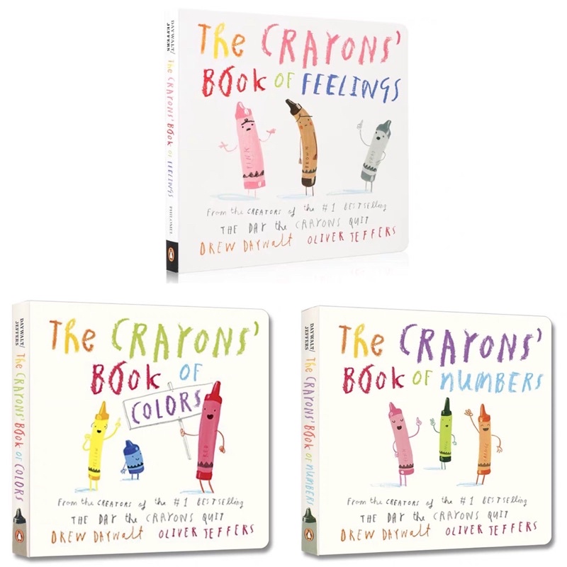 [READYSTOCK] The Crayons’ Book of Feelings, Colours, Numbers by Oliver