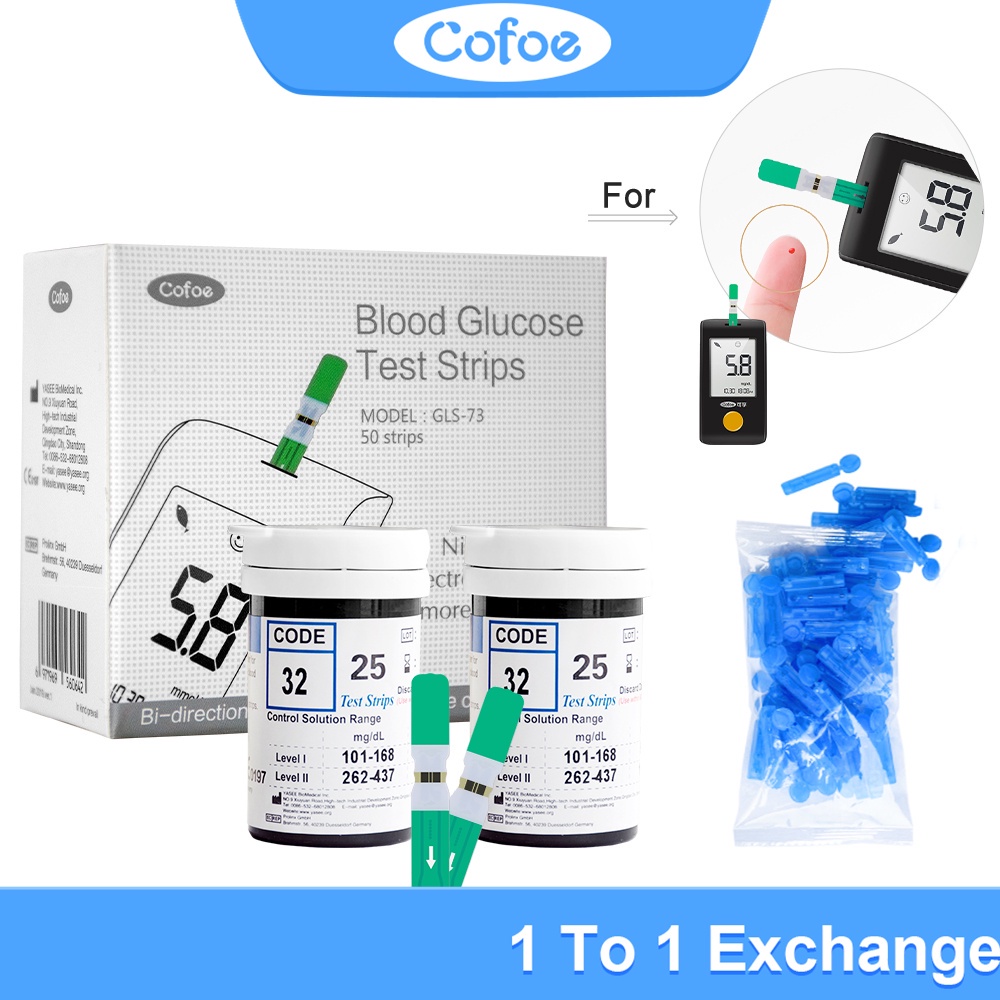 Cofoe Blood Glucose Strips for Yiling Diabetic Blood Glucose