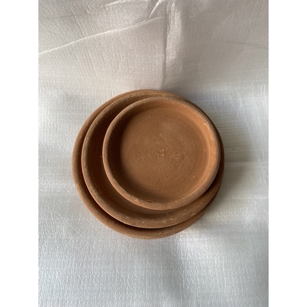 Raw Clay Catch Plates (3