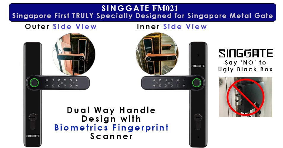 【HDB BTO Favourite】FREE Installation | SINGGATE [FM021] Digital Lock ...