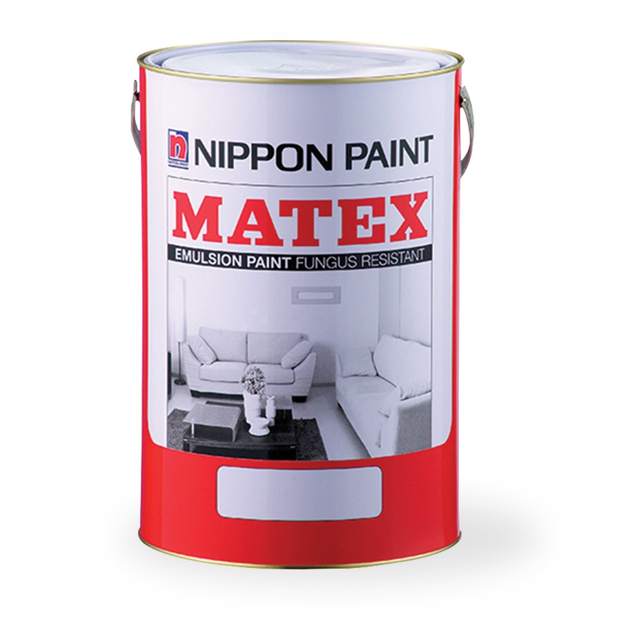 Nippon Paint Matex 7 Litre /20 Litre Emulsion Paint For Interior Walls ...