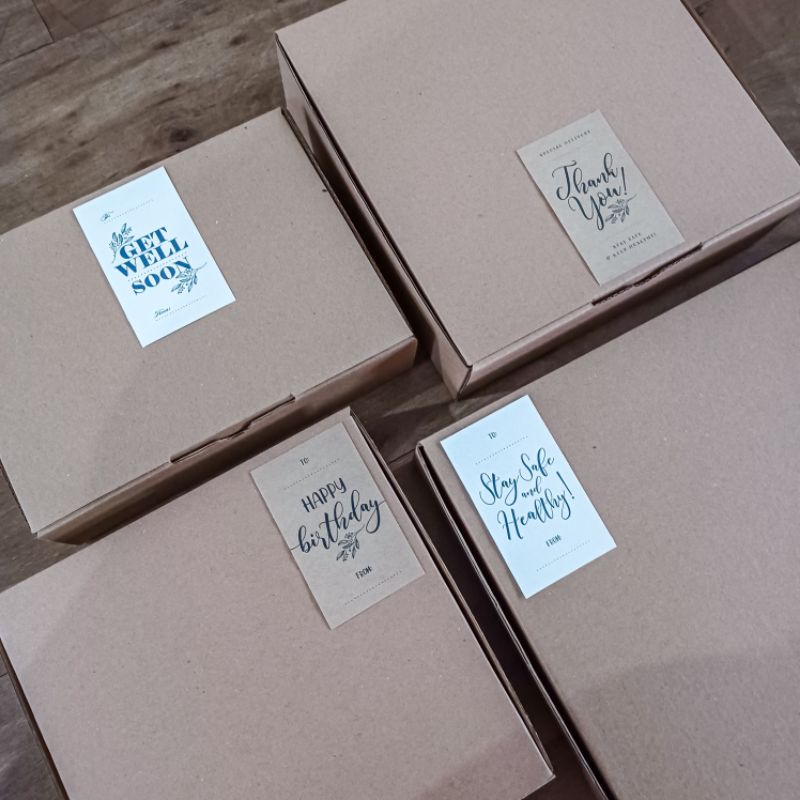 STICKER LABEL BOX | HAMPERS BOX DECORATION STICKERS | BOX Seal STICKER ...