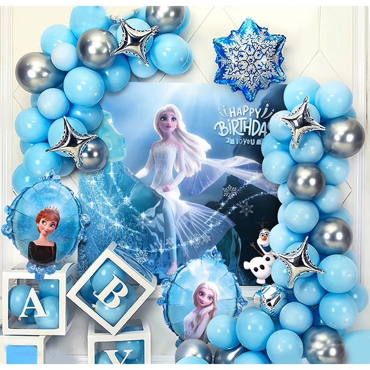 Elsa and Anna Frozen Balloon, Frozen Princess Party, Elsa Birthday Party,  Frozen Balloon, Princess Party, Princess Balloon, Olaf Balloon