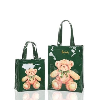 Vintage Harrods of Knightsbridge Mini Tote Bag Teddy Bear at Your