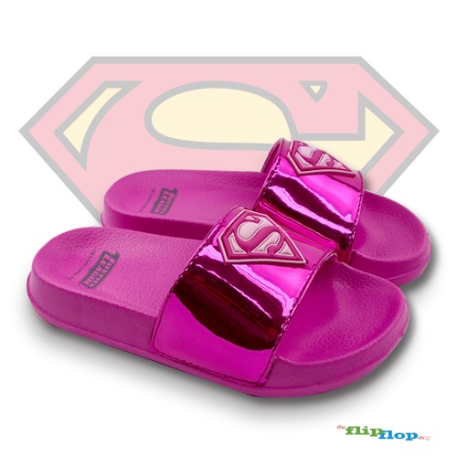 Supergirl Superman Logo Sandals Slides 5832k Shopee Singapore