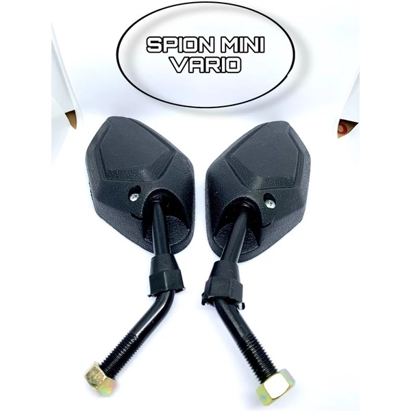 CUCI GUDANG SPION VARIO MINI TANGKAI HITAM UNIVERSAL HONDA VARIO 125 150 - Gambar 2