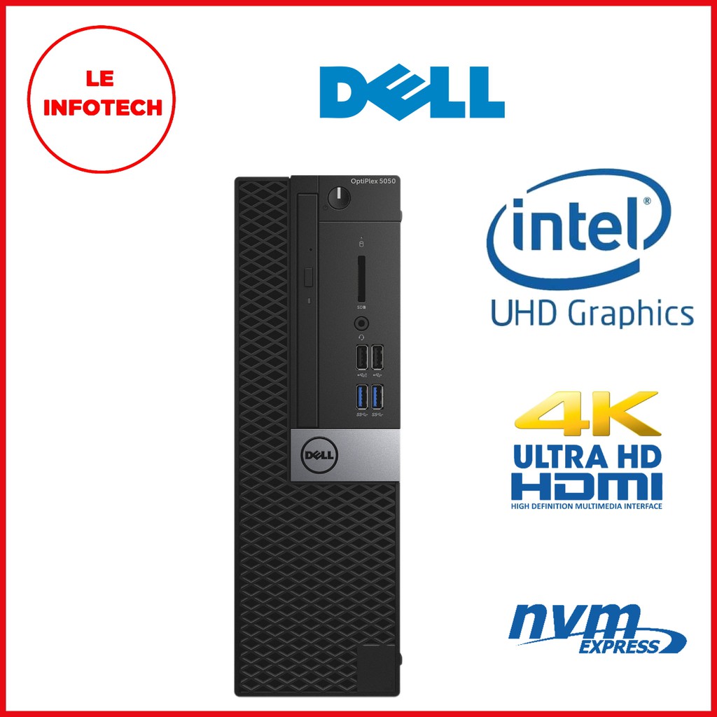 Dell OptiPlex 3050 SFF Desktop Quad Core Intel i5-6500 3.50GHz 8-32 GB DDR4 256/512GB SSD HDMI USB WiFi Win10Pro Used