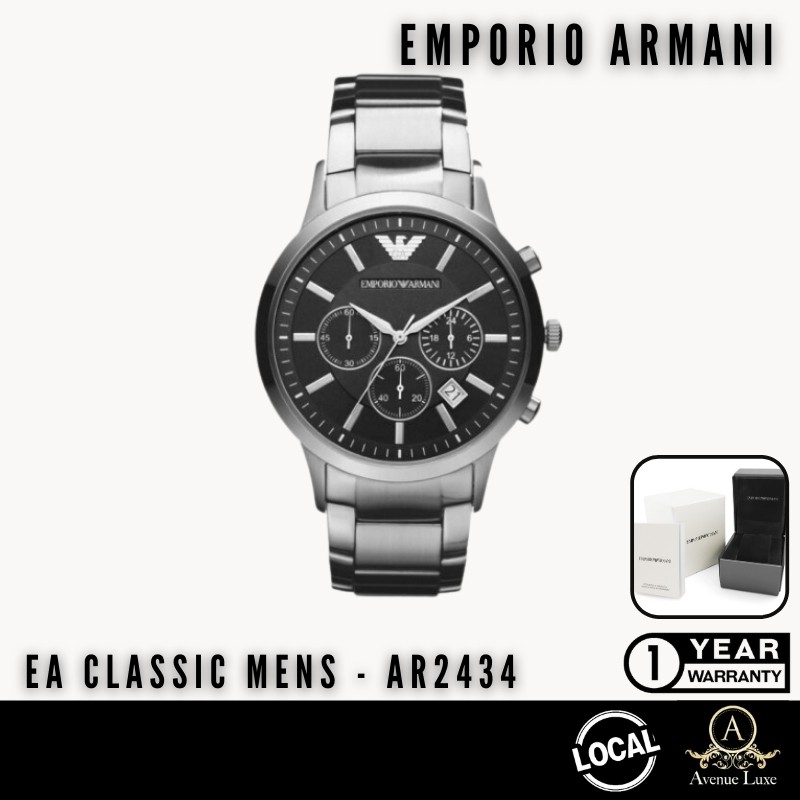 *SG* Emporio Armani AR2434 Classic Analog Chronograph Mens Watch ...