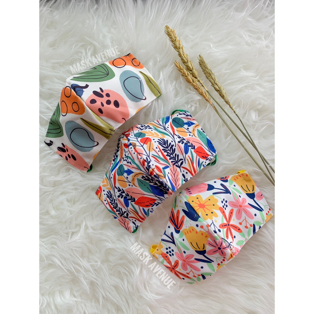 3 Ply Mask, Better Filtration, Reusable Face Mask/ Washable [Cute ...