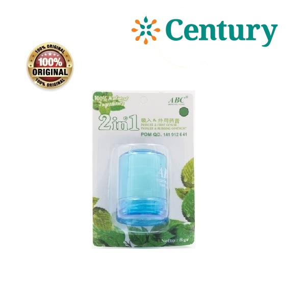 MENTHOL ABC KECIL / HIDUNG TERSUMBAT / PUSING / MUAL /SAKIT KEPALA /MABUK /PEGAL-PEGAL / FLU - Gambar 2