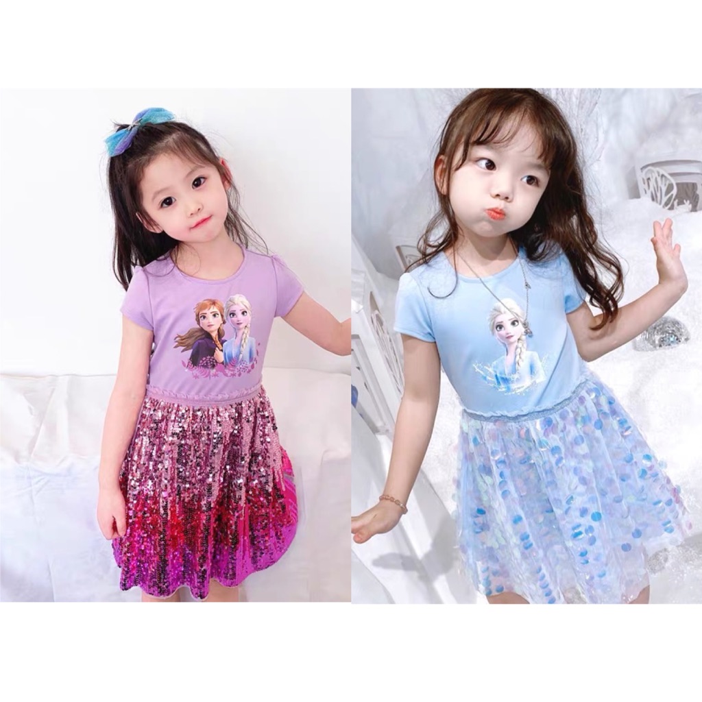 Frozen dress for birthday on sale girl