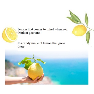 [MZTREND] Castelcrem Positano Lemon Candy 200g/Made in Italy | Shopee