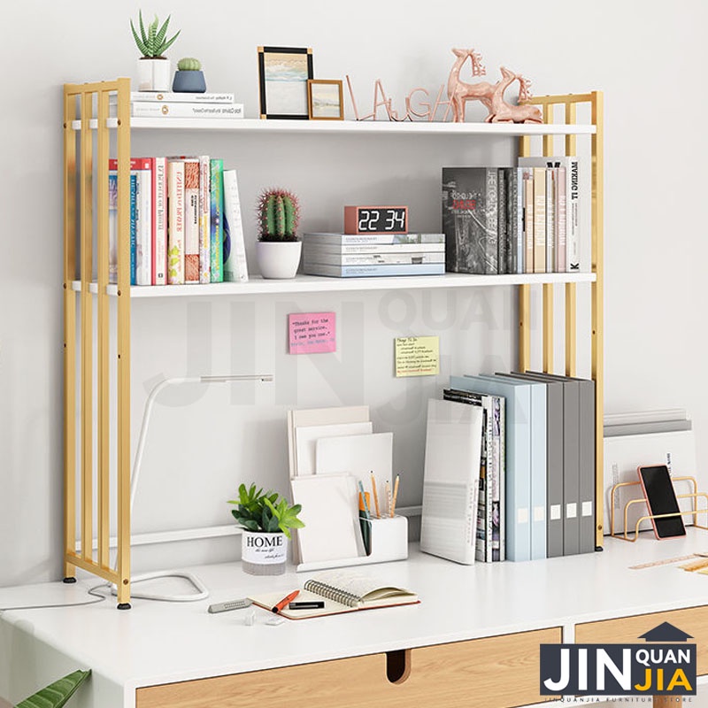 JINQUANJIA Desk Shelf Rack Table Organiser Shelf Desktop Table ...