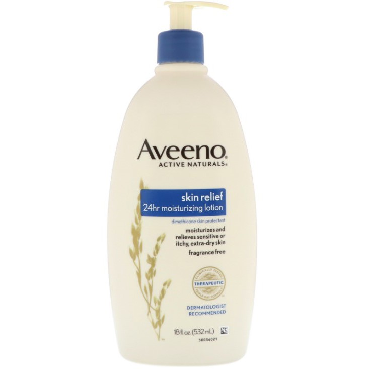 AVEENO® Skin Relief Moisturizing Lotion 532ml [Expire 12/24] Shopee