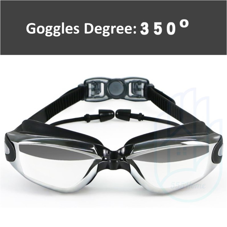 [SG Seller] Swim Goggles Degree / Anti Fog + UV Shield / Adult