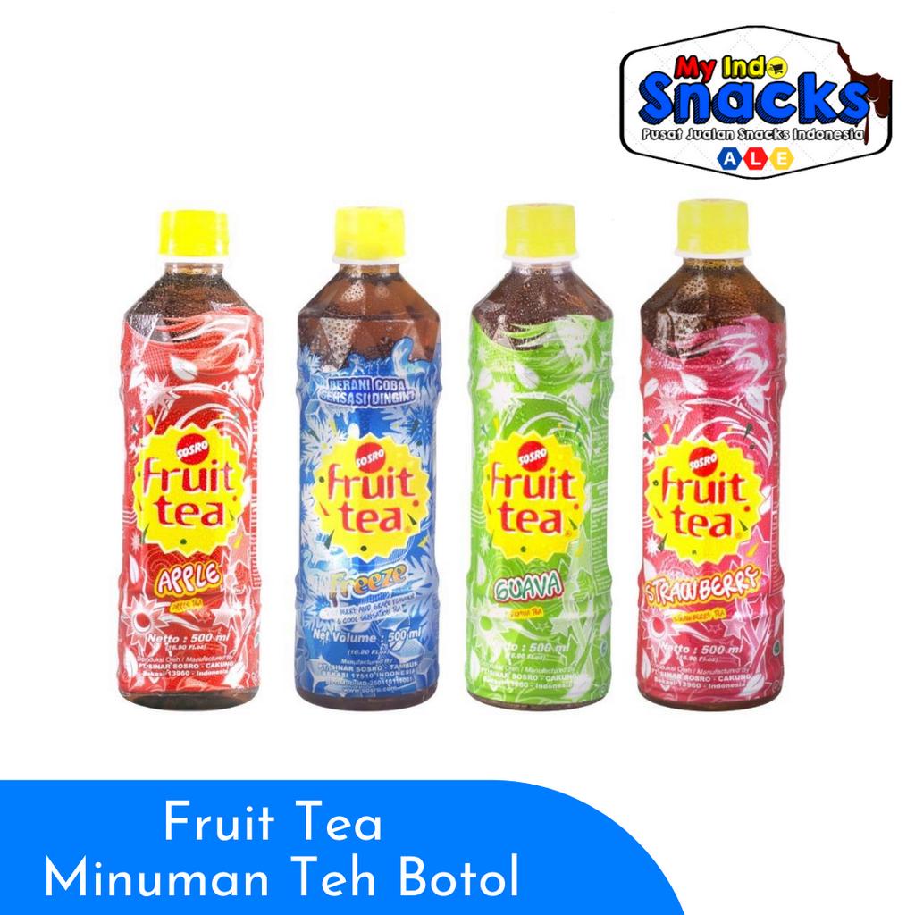 New Fruit Tea Sosro Fruit Flavored Tea Drink 350ml Shopee Singapore