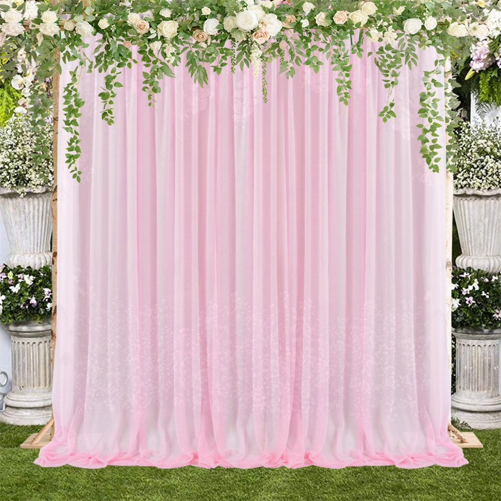 [Ready Stock]Background Decoration Curtain Fabric For Wedding Party ...