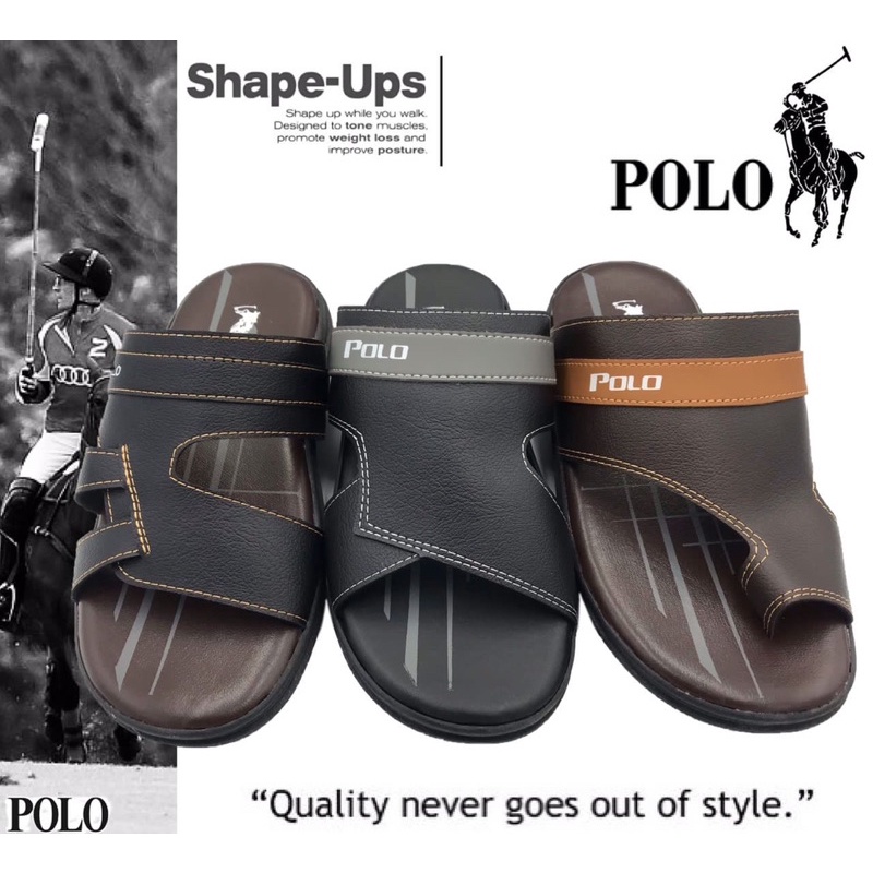 Well Look Design Men Polo Comfort Sandals Sandal Swiss Polo Lelaki