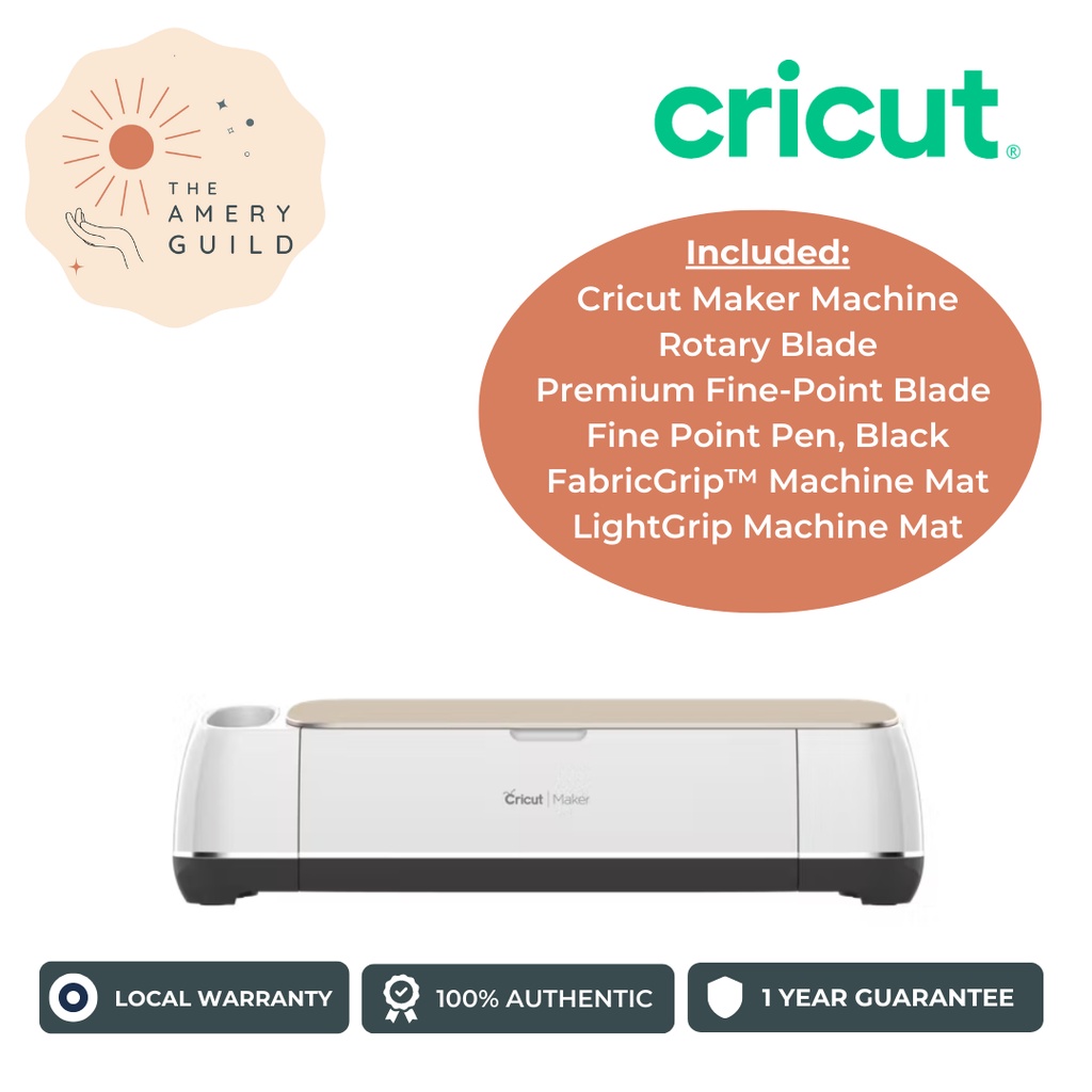 Cricut Maker - Champagne Smart Cutter Foil Transfer Writing Scoring ...