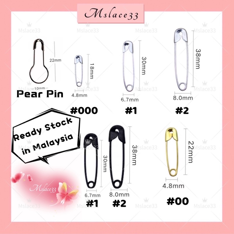 All In One ALL in ONE Gold Plated Safety Pins for Home Office Use Art Craft  Sewing Jewelry Making (38mm - 240pcs)