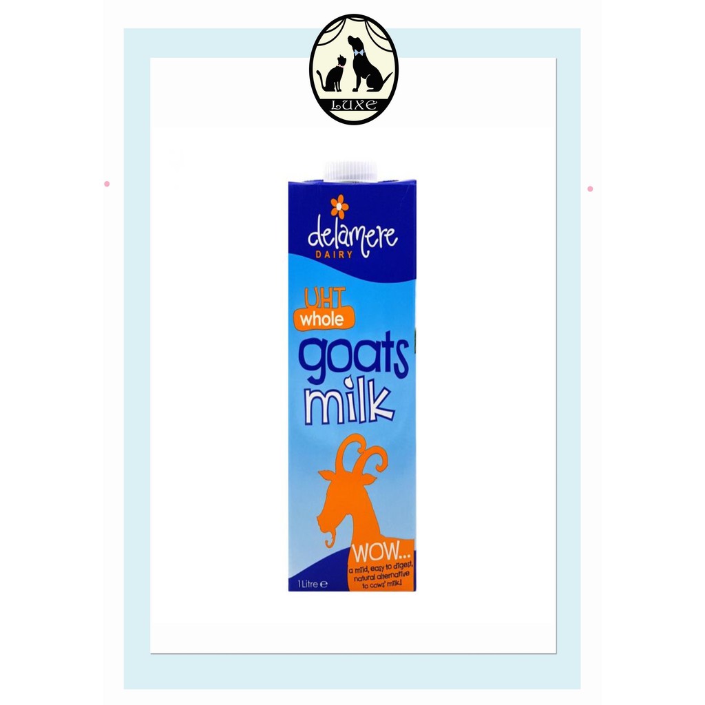 Delamere Dairy UHT Whole Goat Milk 1L For Humans For Pets Shopee