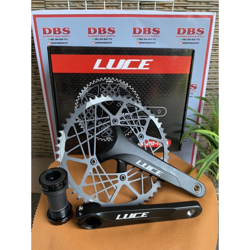 Crank LUCE 56T HOLLOWTECH 2 CRANK SINGLE SPEED Shopee Singapore