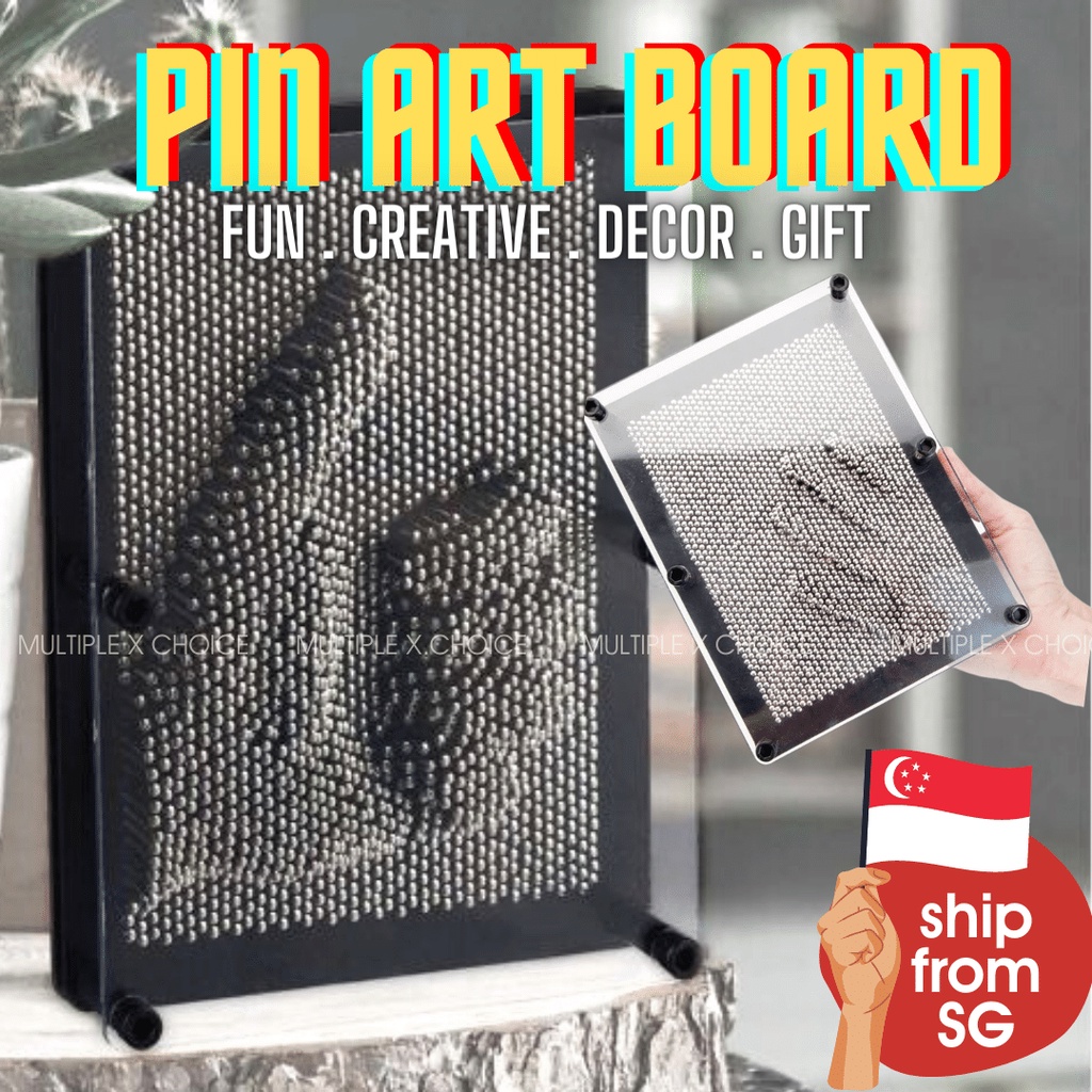 Metal Pin Art Board (Two Sizes) | Shopee Singapore