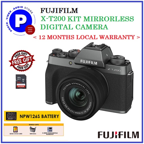 FUJIFILM X-T200 KIT WITH 15-45MM LENS MIRRORLESS DIGITAL CAMERA