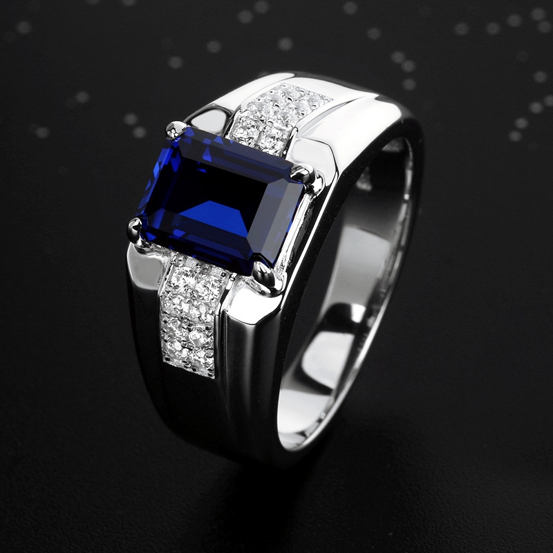 Wedding sales ring blue