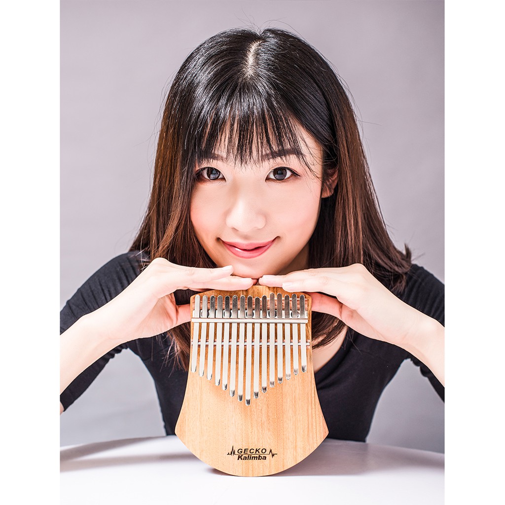[SG] [Authorized Dealer] [SG] GECKO Camphor Solid Wood Kalimba 17 Keys
