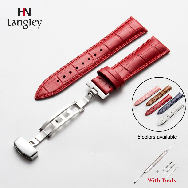 Genuine leather hot sale watch belt