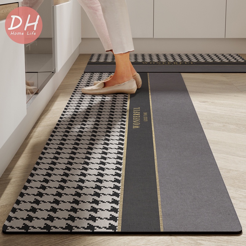 [DH Life] Simple Diatomite Mat Soft Anti Fatigue Mat Highly Absorbent