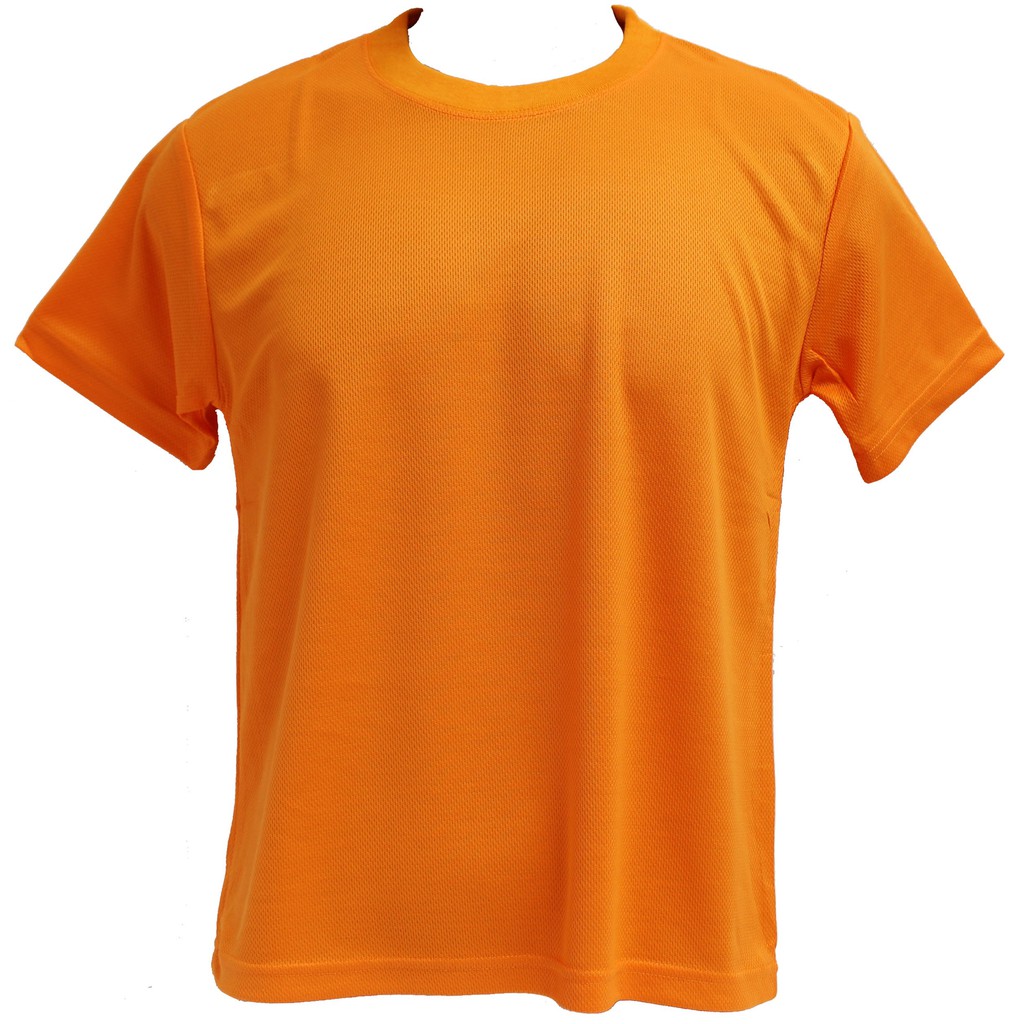 Dri Fit T-Shirt Roundneck Orange *Good Quality* | Shopee Singapore