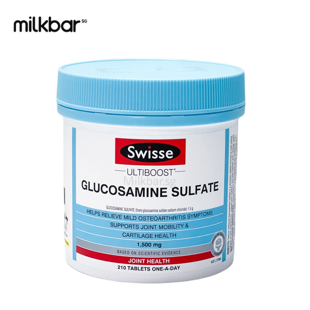 Swisse Glucosamine sulfate 1500mg 210 Tablets Shopee Singapore